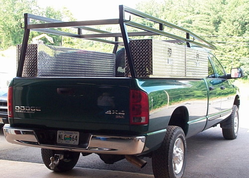Ladder Rack with Topsider Toolboxes
